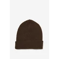 Cotton On Men - Ribbed Beanie - Chocolate