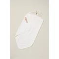 Cotton On Kids - Baby Snuggle Towel - Personalised - Milk/bear