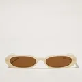 Cotton On Men - Fluid Sunglasses - Sand/brown