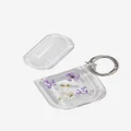Typo - Earbud Case Gen 1 & 2 - Trapped purple micro flower