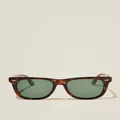 Cotton On Men - Beckley Polarized Sunglasses - Dark tort/dark green