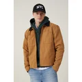 Cotton On Men - Cropped Worker Jacket - Tobacco
