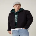 Cotton On Men - Cropped Worker Jacket - Black