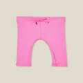 Cotton On Kids - Rib Fleece Jogger - Pink gerbera