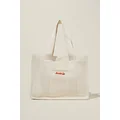 Rubi - The Personalised Stand By Tote - Natural