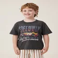 Cotton On Kids - Jonny Short Sleeve Print Tee - Phantom/speedway 72