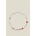 Cotton On Kids - Kids Beaded Necklace - Love mixed bead