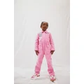 Cotton On Kids - License Long Sleeve Boiler Suit - Lcn mat barbie/pink gerbera