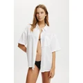 Body - The Essential Short Sleeve Beach Shirt - White