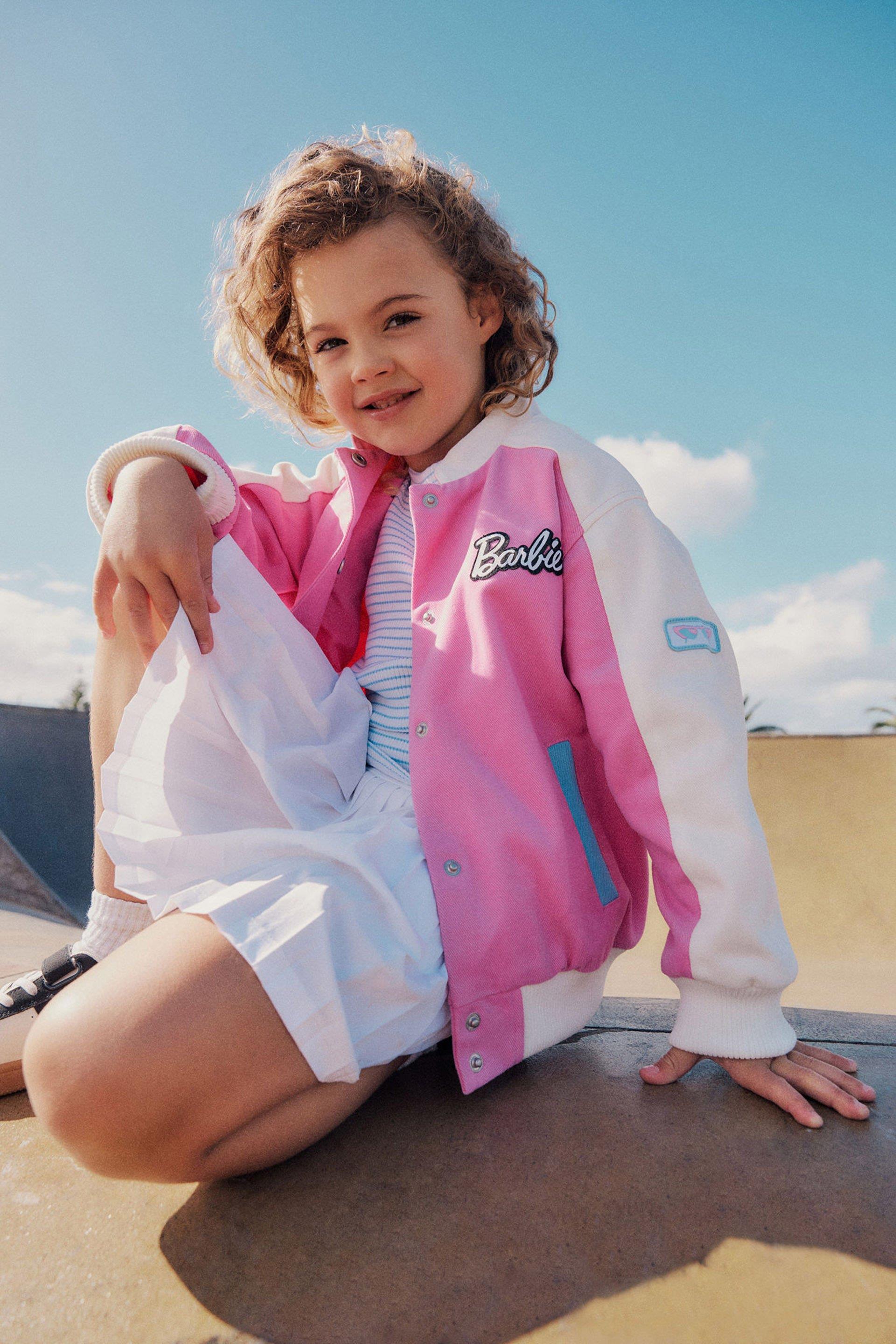 Cotton On Kids - License Moto Jacket - Lcn mat barbie/pink gerbera