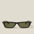 Cotton On Men - Beckley Polarized Sunglasses - Gloss black/green