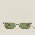 Cotton On Men - Newtown Sunglasses - Khaki crystal/green