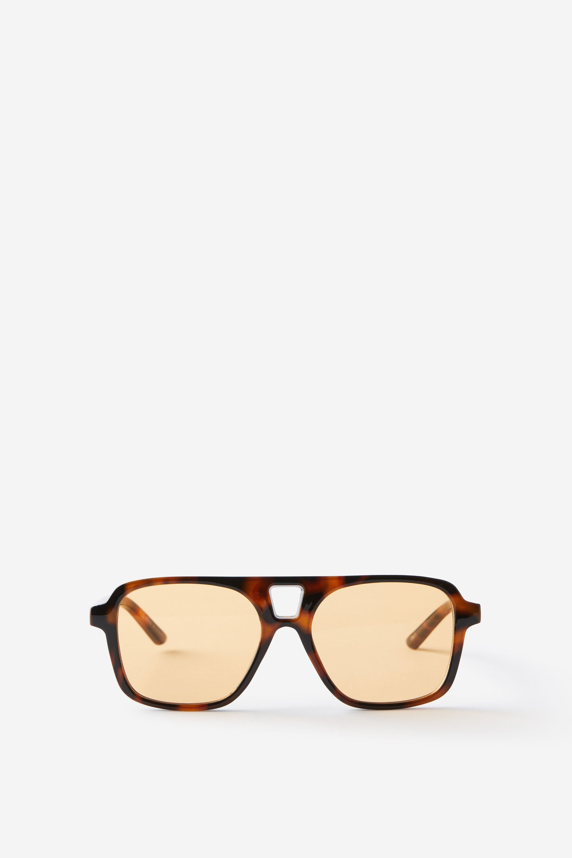 Rubi - Peyton Aviator Sunglasses - Deep tort/yellow