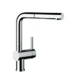 Blanco Chrome 140° Swivel Spout Pull Out Mixer Tap LINUSS 519368