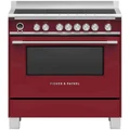 Fisher & Paykel 90cm 140L Induction Freestanding Oven/Stove Red OR90SCI6R1