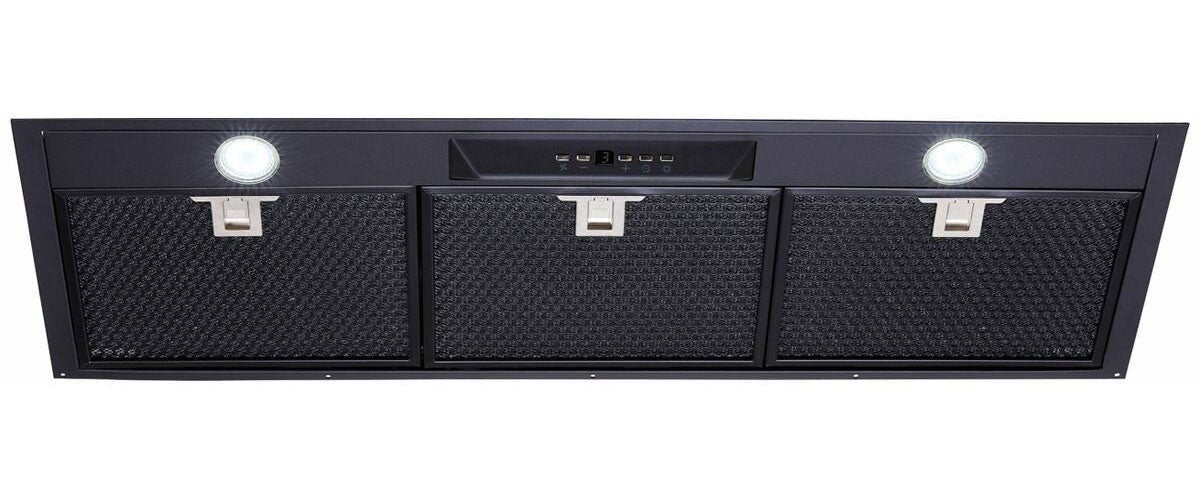 Schweigen 90cm Silent 1600m3/hr Black Undermount Rangehood UM1170-9BSP