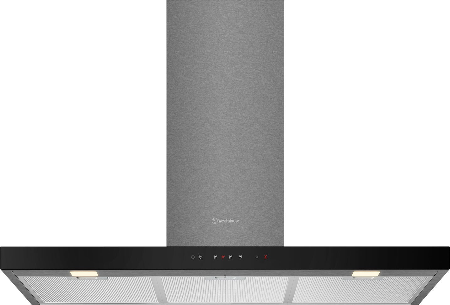 Westinghouse 90cm Canopy Rangehood with Hob2Hood Dark Stainless Steel WRC924DSD