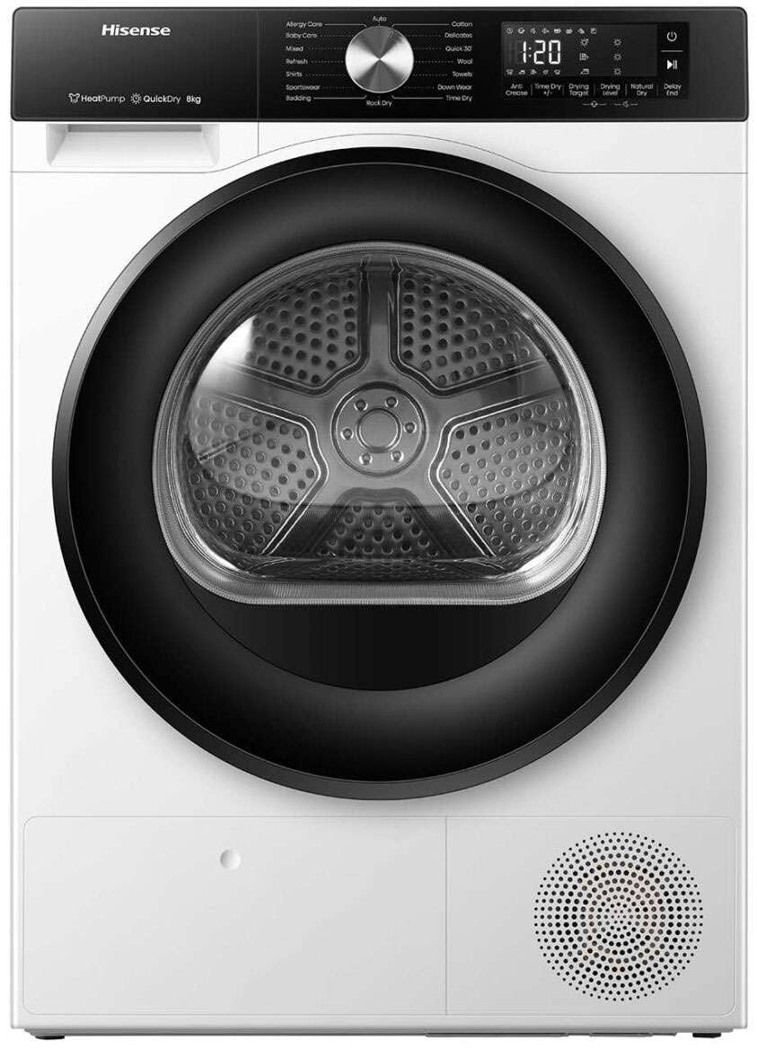 Hisense 8kg Series 3 Heat Pump Dryer HDFS80HS | Greater Sydney Only