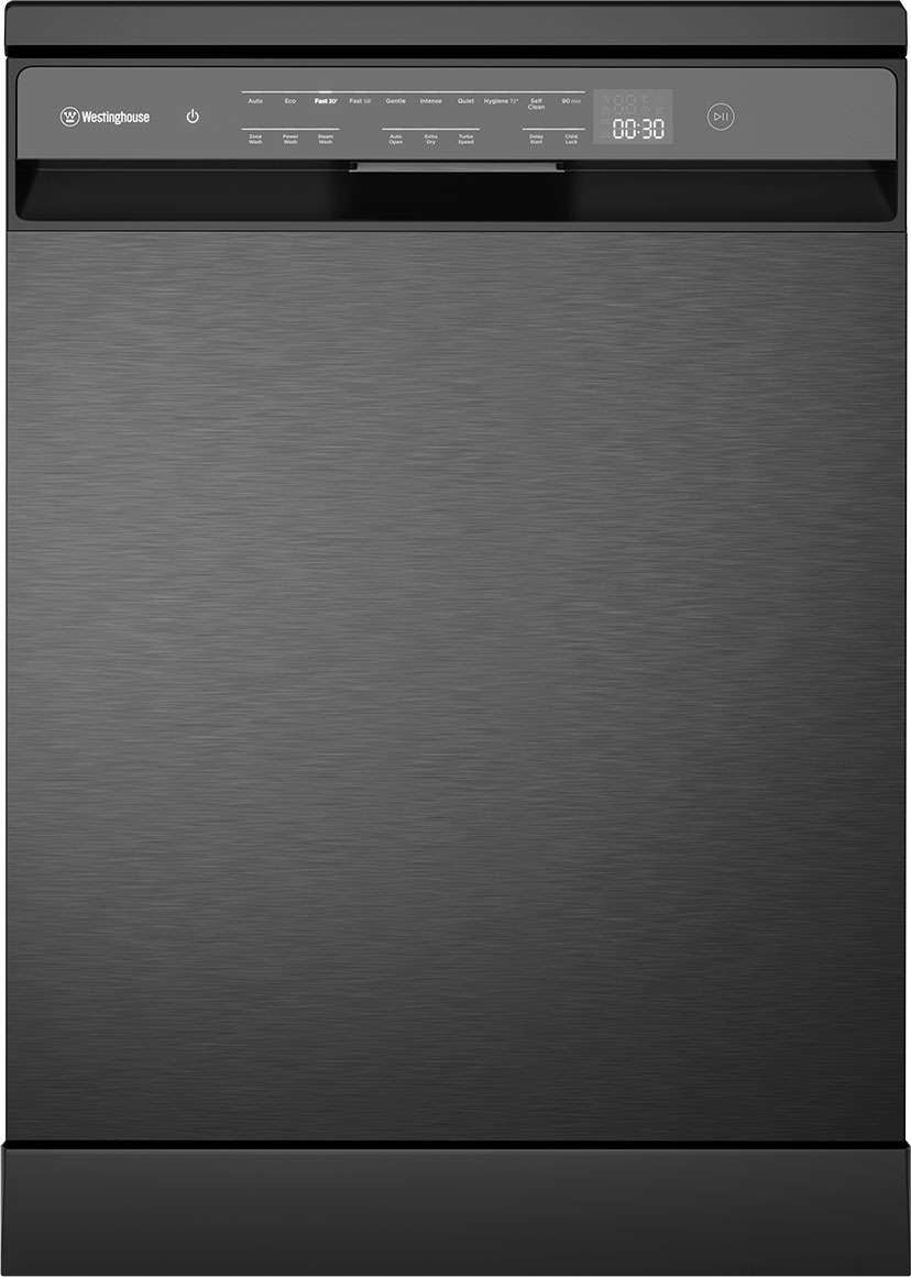 Westinghouse 60cm Freestanding Dishwasher Dark Stainless Steel WSF6608KXC
