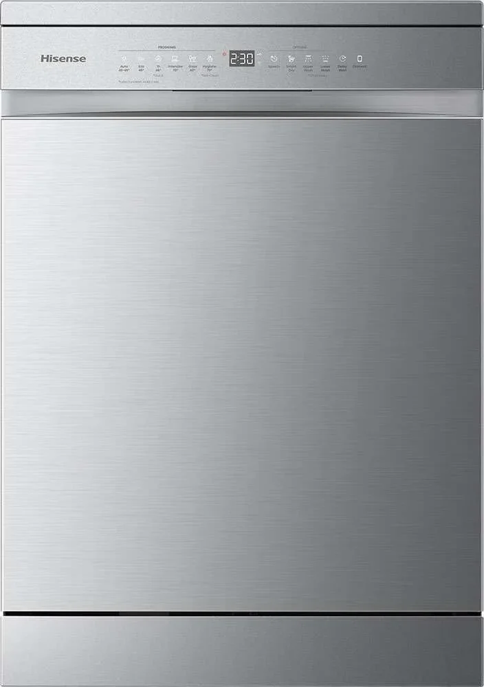 Hisense 60cm 16 Place Setting Freestanding Dishwasher Stainless Steel HSAA16FS