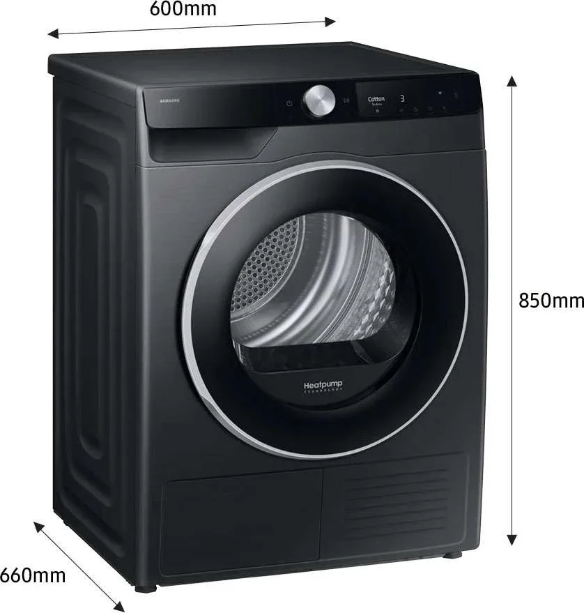 Samsung 9kg Heat Pump Smart Dryer DV90T6440LB | Greater Sydney Only