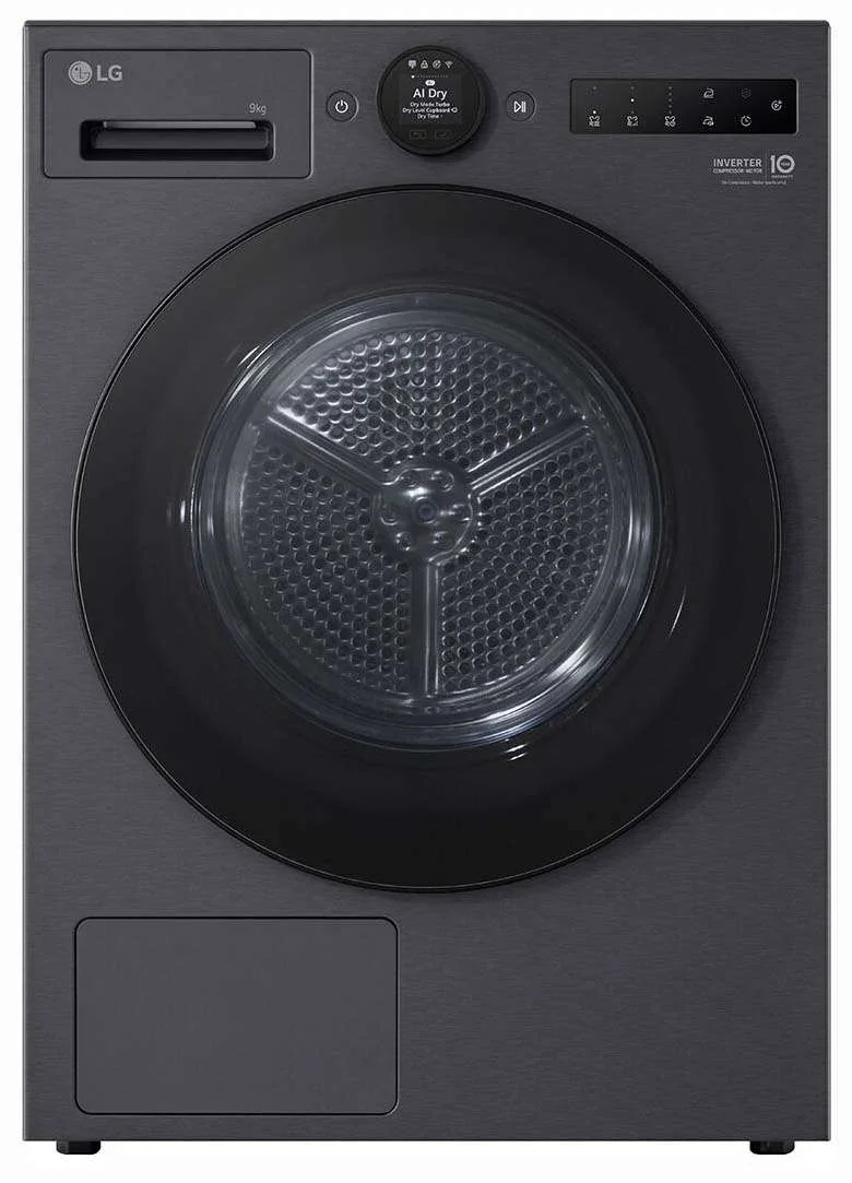LG 9kg Series 9 Heat Pump Dryer DXH9-09MB | Greater Sydney Only
