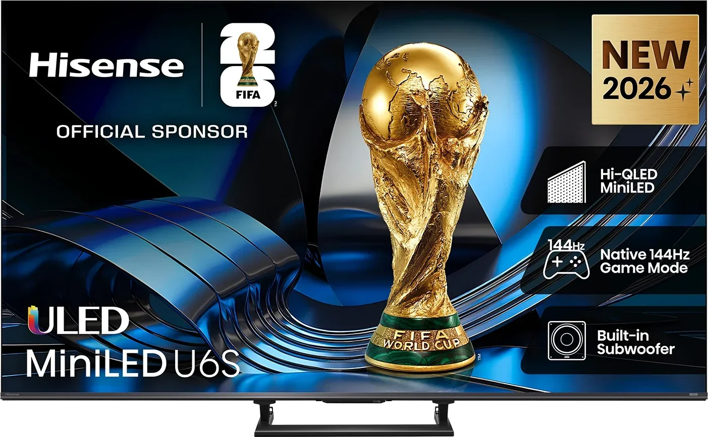 Hisense 55" Series U6S ULED Mini-LED 4K Smart TV 55U6SAU