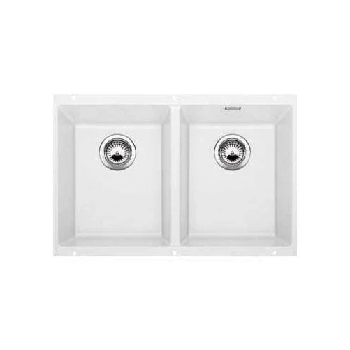 Blanco White Double Bowl Undermount Granite Sink SUB350350UWK5 526850
