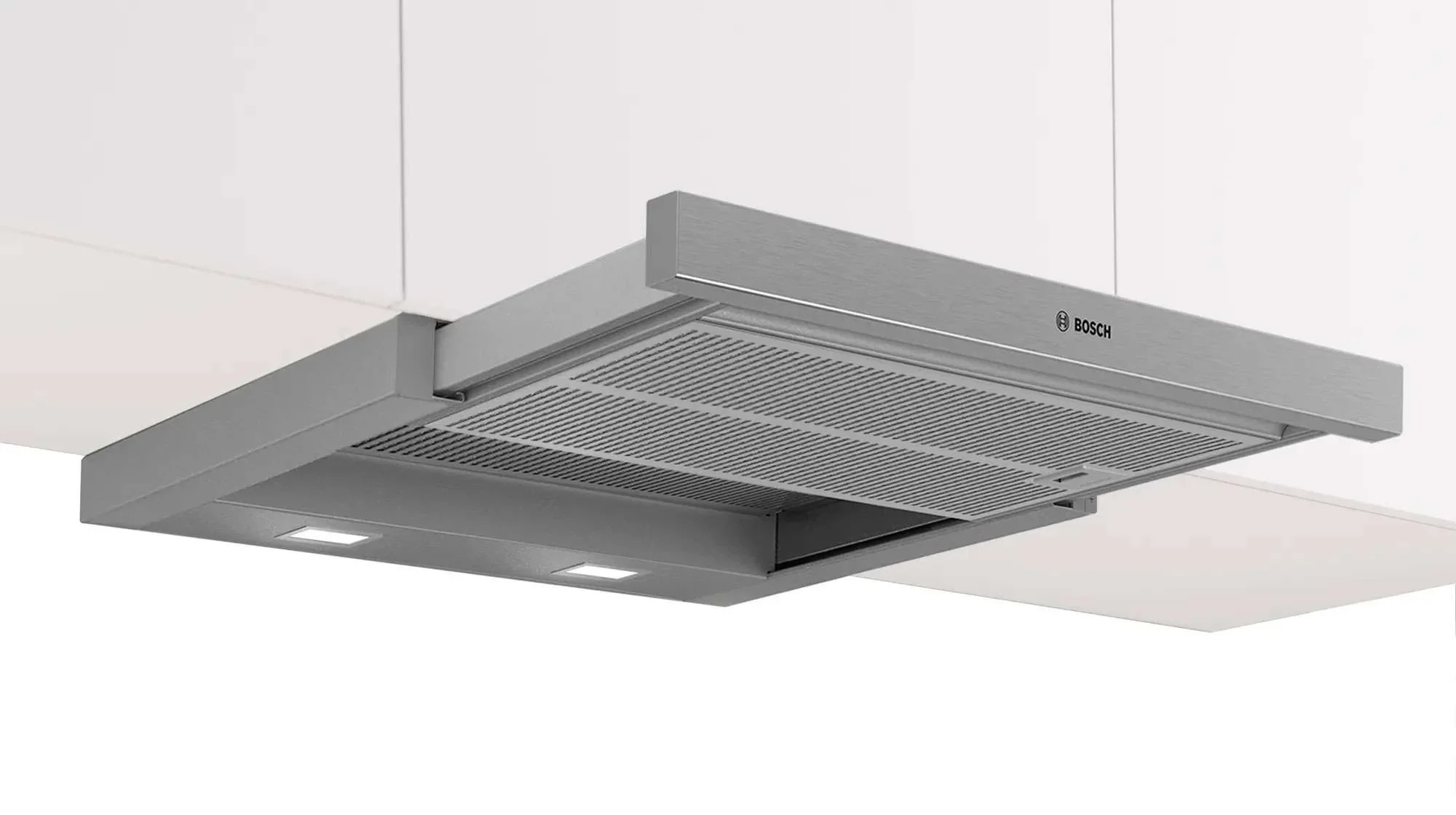 Bosch Series 4 60cm Slideout Rangehood Silver Metallic DFS067A51A