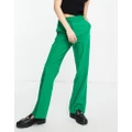 Y.A.S tailored dad pants in bright green (part of a set)