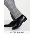 ASOS DESIGN derby shoes in black faux leather