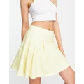 Daisy Street Active tennis skirt in lemon-Yellow