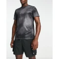 ASOS 4505 training t-shirt with quick dry in camo-Black