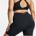 ASOS 4505 Curve Icon 20cm legging shorts with bum sculpt detail in performance fabric in black
