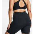 ASOS 4505 Curve Icon 20cm legging shorts with bum sculpt detail in performance fabric in black