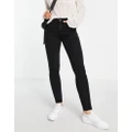 Selected Femme mid rise jeans in black