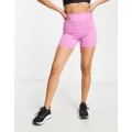 adidas Running Own The Run legging shorts in pink