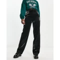 Daisy Street tailored relaxed pants in black iridescent