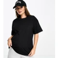 ASOS DESIGN Maternity ultimate oversized T-shirt in black