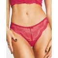 Gossard Superboost lace thong in pink