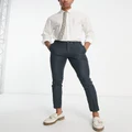Jack & Jones Premium slim fit suit pants in teal-Green