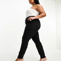 ASOS DESIGN Curve ultimate skinny jeans in washed black