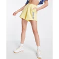 Daisy Street Active trackie shorts in yellow and blue