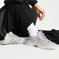 Steve Madden Maxima-R chunky sneakers in rhinestones-Silver