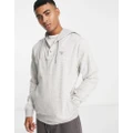 Barbour Cowden 3 button hoodie in grey