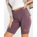 New Balance unisex legging shorts in mauve-Red