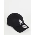 New Era 9Forty MLB LA Dodgers cap in black and white