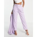 Monki mix and match tailored pants in lilac (part of a set)-Purple