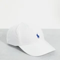Polo Ralph Lauren logo baseball cap in white