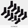 Jack & Jones 10-pack socks with logo in black